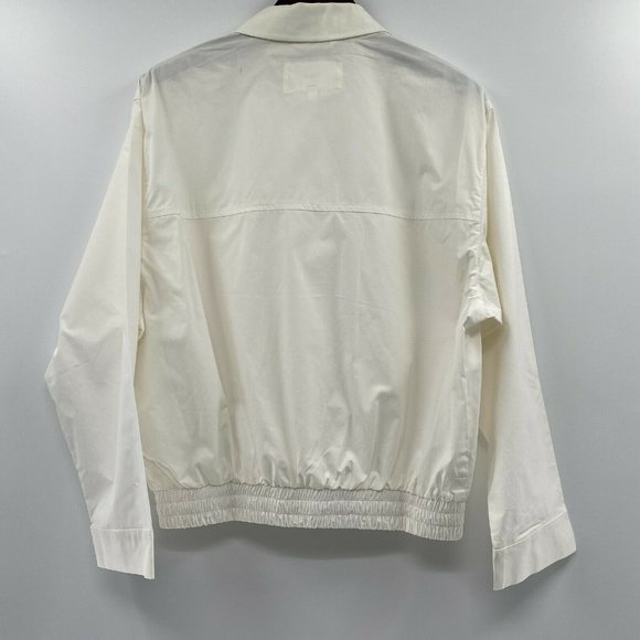 Raiment Men's Police Button Up Shirt Long Sleeve White sz S Cotton Pockets NWT - Picture 8 of 9